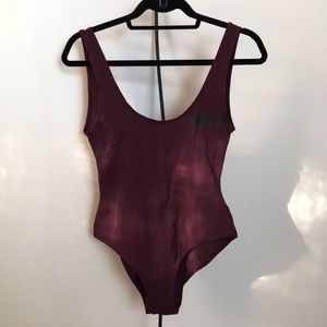 New burgundy bodysuit
